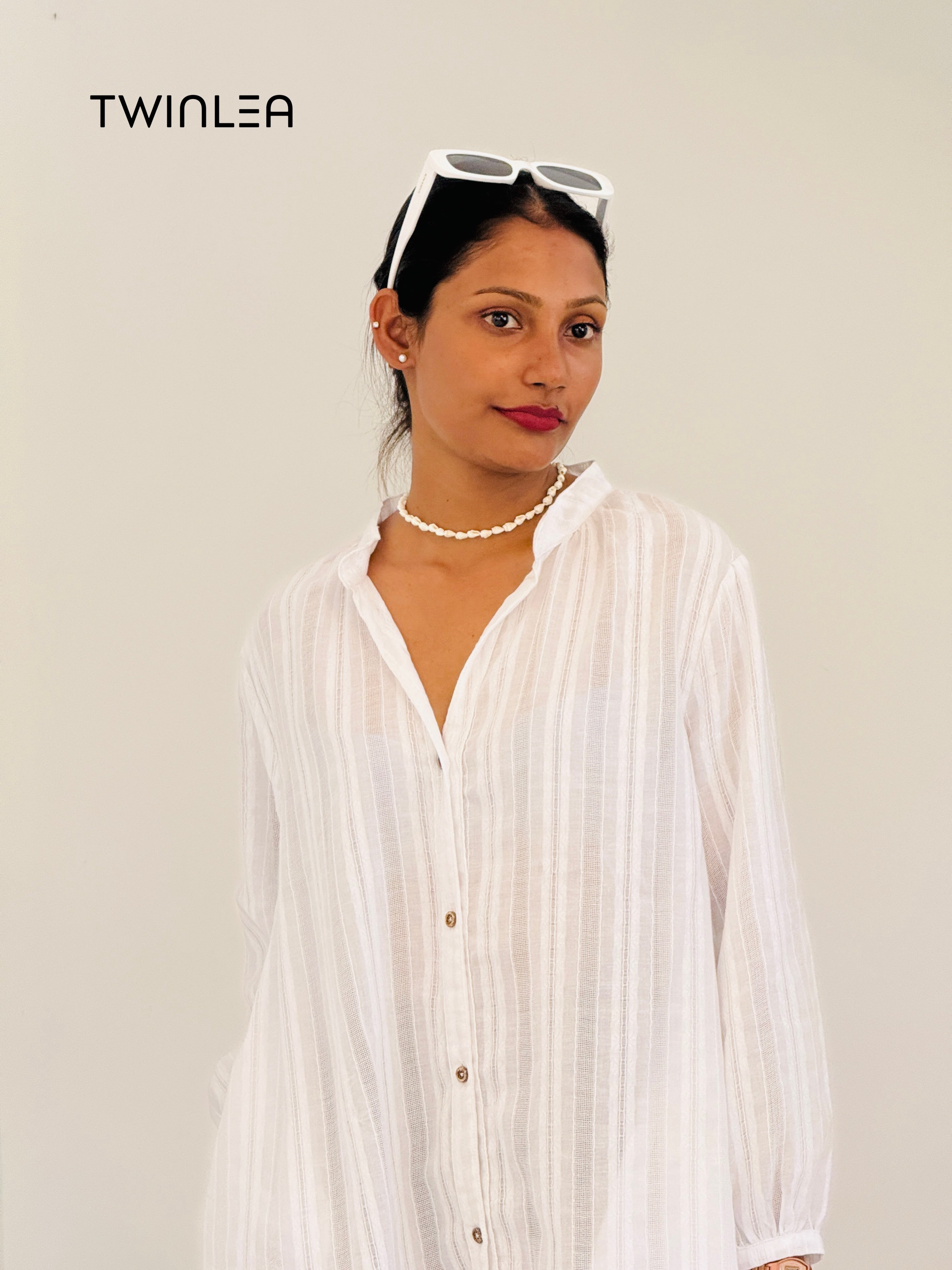 Breezy Button-Down Shirt Dress